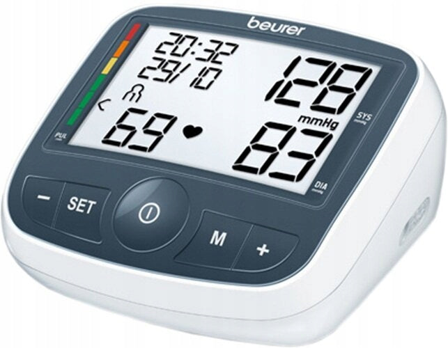 Shoulder blood pressure monitor BEURER BM 40 White-grey Medical device no