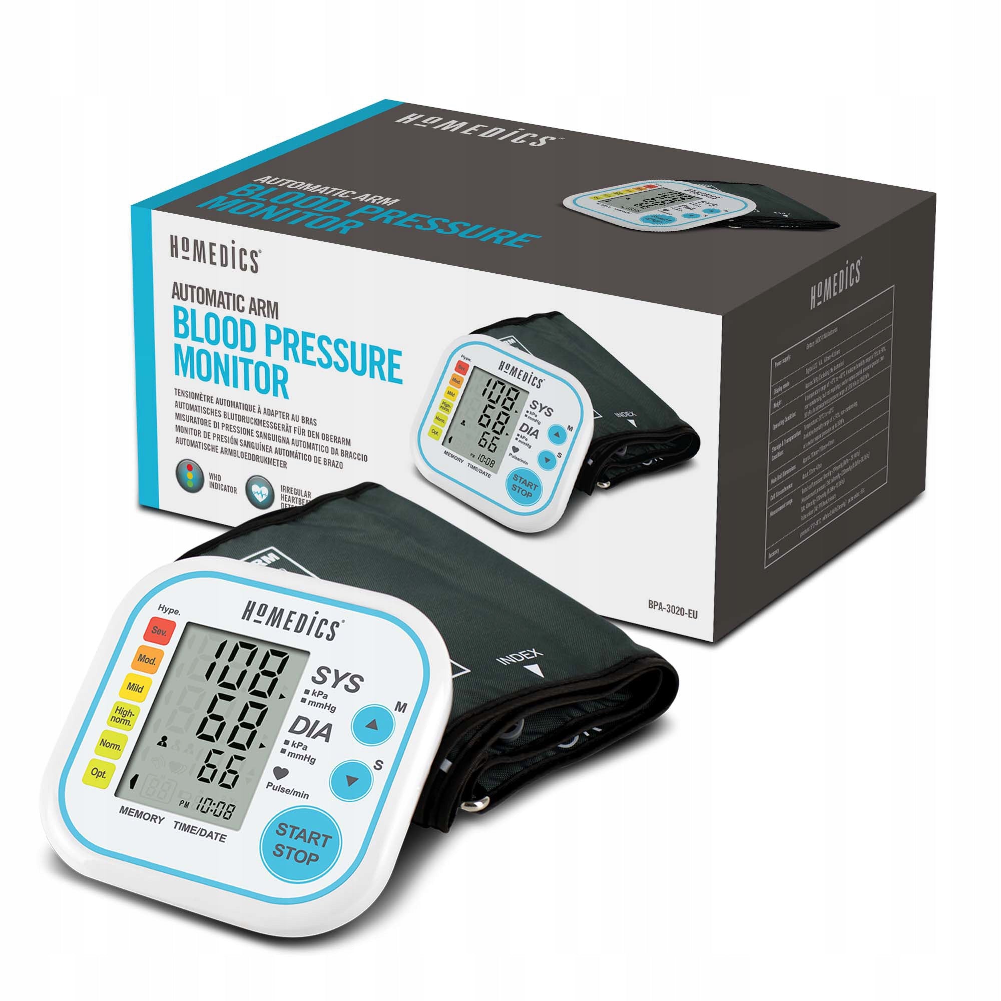 Shoulder blood pressure monitor BPA-3020 HoMedics Brand Homedics