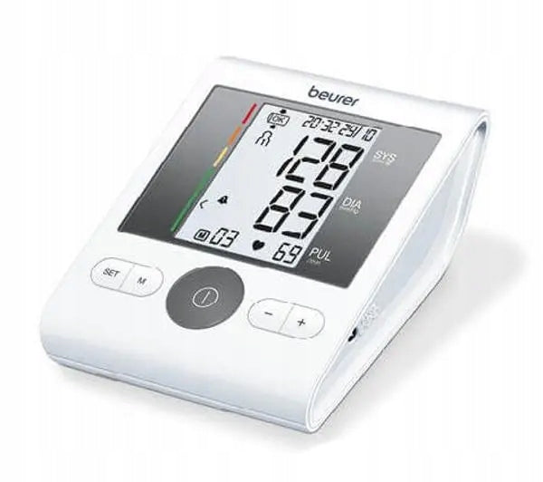 Shoulder blood pressure monitor Beurer BM28 Pulse measurement Arrhythmia detection Medical device no