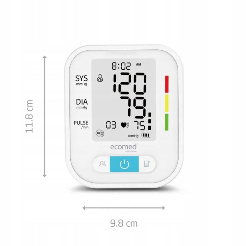 Shoulder blood pressure monitor Ecomed by Medisana BU-95E Medical device no