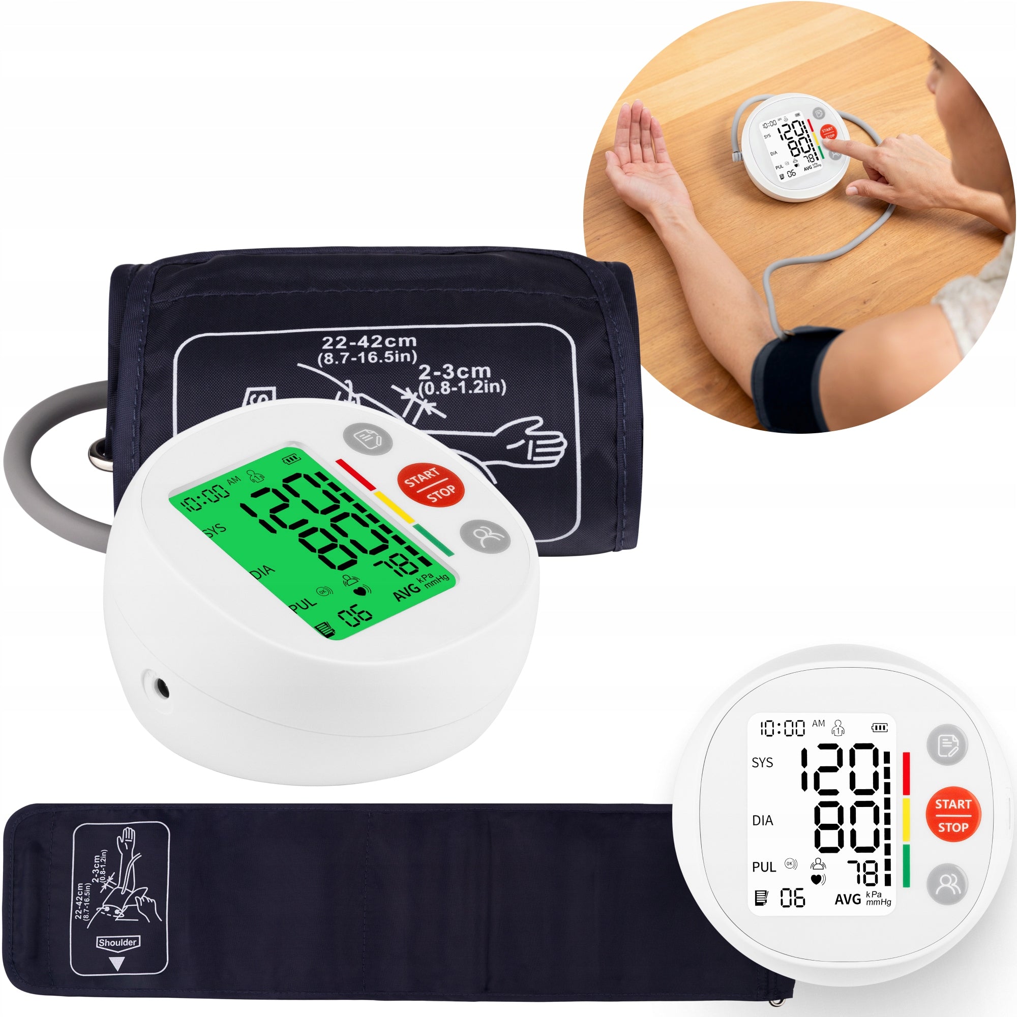 Shoulder blood pressure monitor MEDICAL ARRHYTHMIA measurement memory Lionelo Pulso Medical device yes