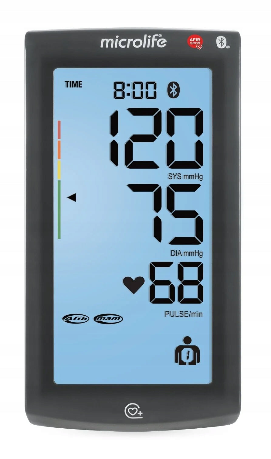 Shoulder blood pressure monitor MICROLIFE BP A7 Touch BT Batteries included no