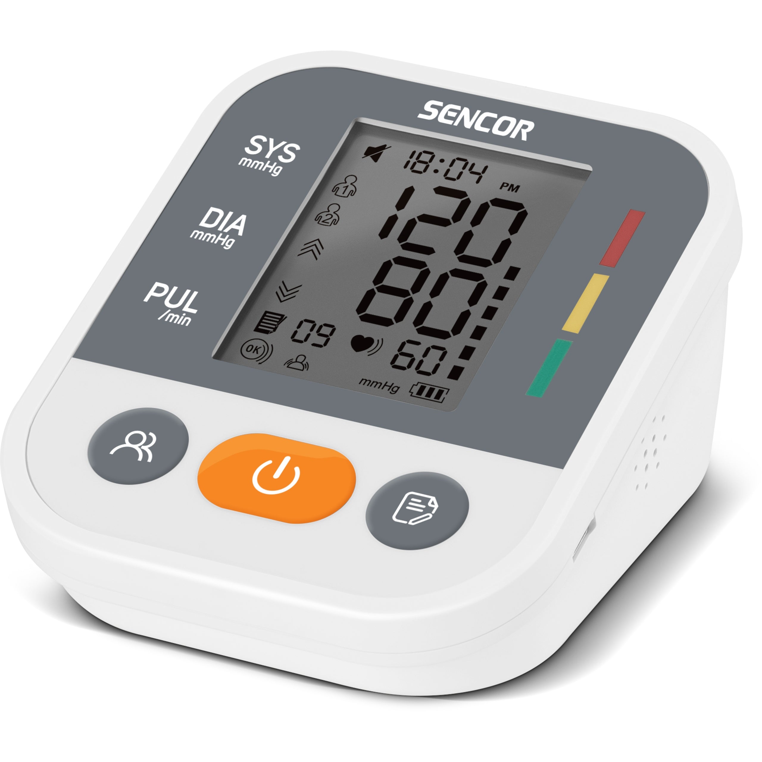 Shoulder blood pressure monitor Sencor SBP 1100WH LCD screen MEASUREMENT MEMORY