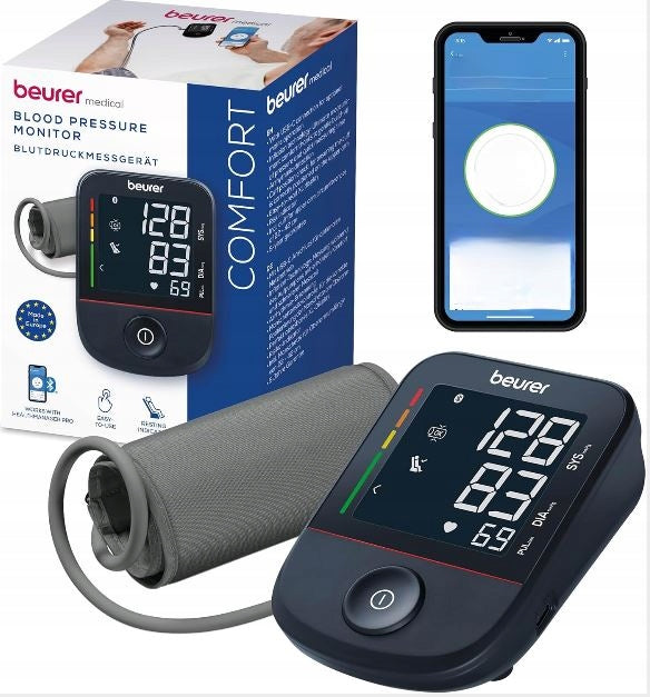 Shoulder blood pressure monitor with application large display Beurer BM 48 22-42cm Medical device no