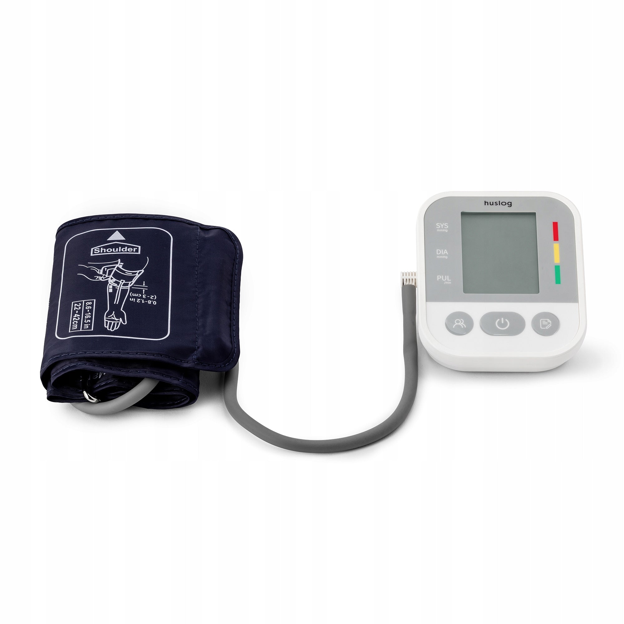 Shoulder blood pressure monitor with display and voice function 2x99 records Medical device no