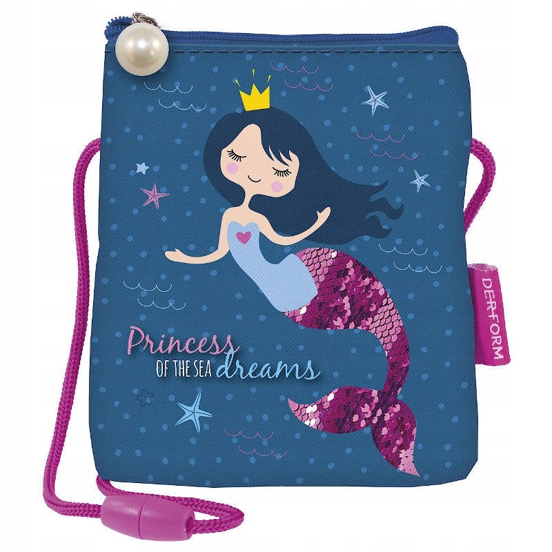 Shoulder cord pouch bag for girls Derform tiny