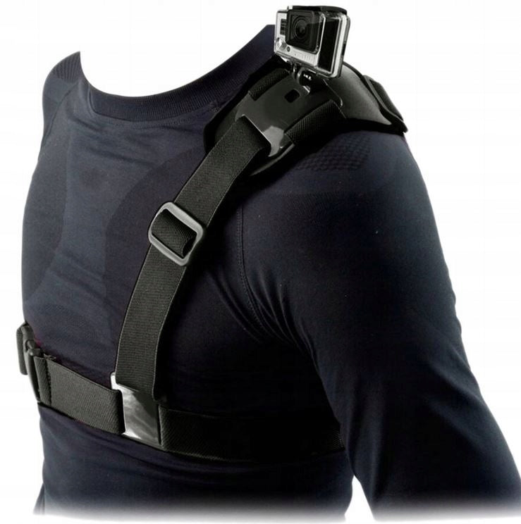 Shoulder harness for GoPro Insta360 Sjcam Xiaomi etc sports cameras Packaging status original