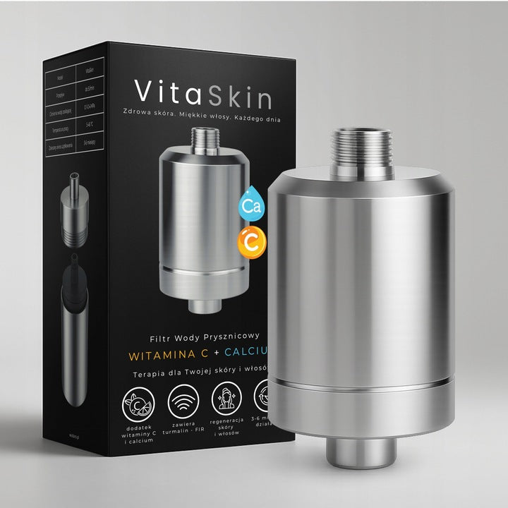 Shower Filter VITASKIN 7in1 Shower Filter KDF Bed Hair + Skin Model FCSH-56-K