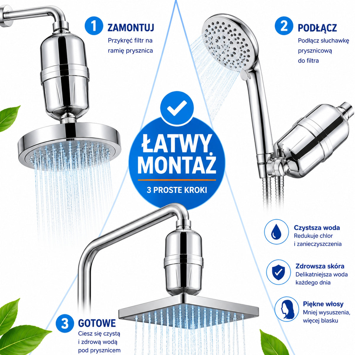 Shower Water Filter Silver Manufacturer code 0720