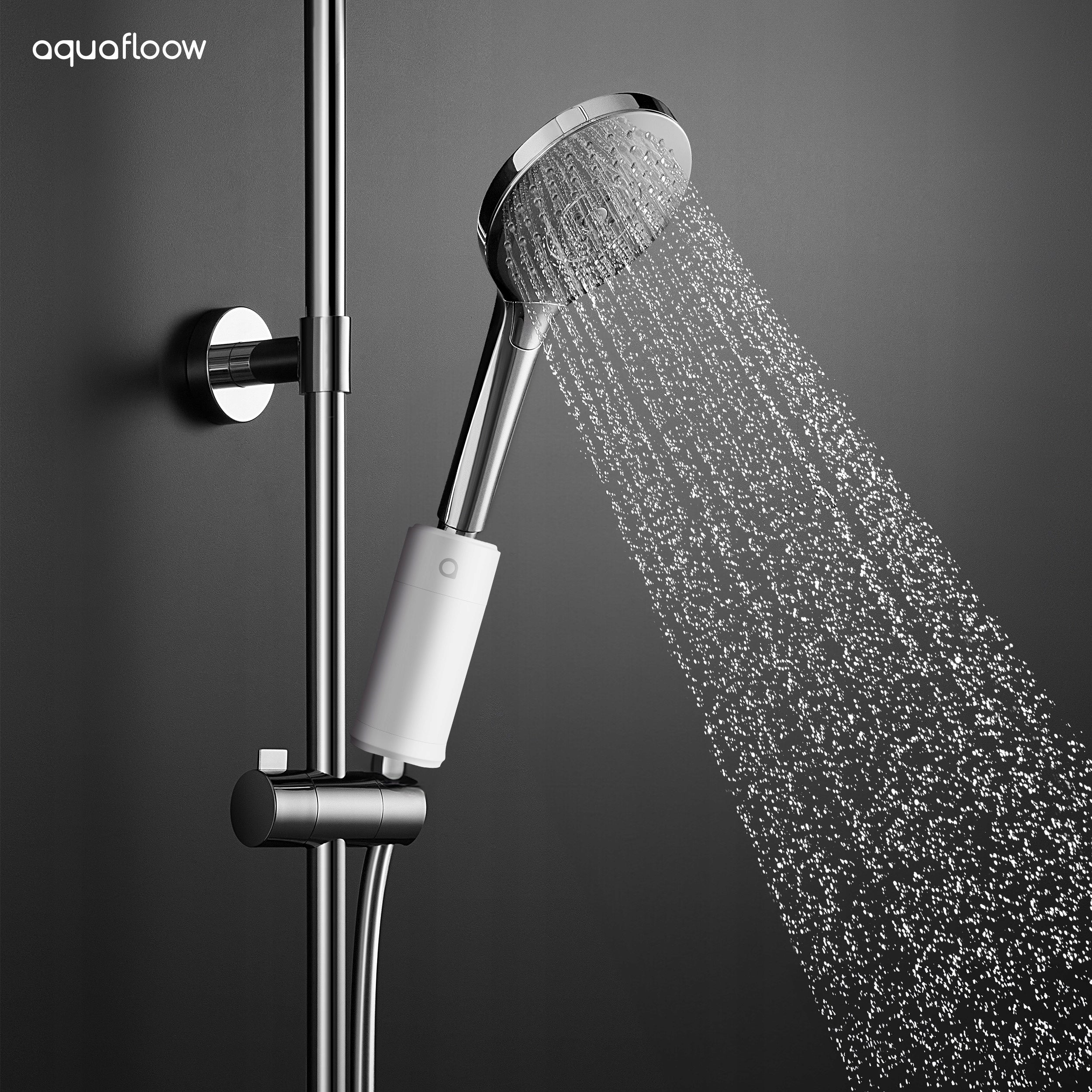 Shower filter AquaFloow white shower cartridge hard water 1 pc. Packaging status original