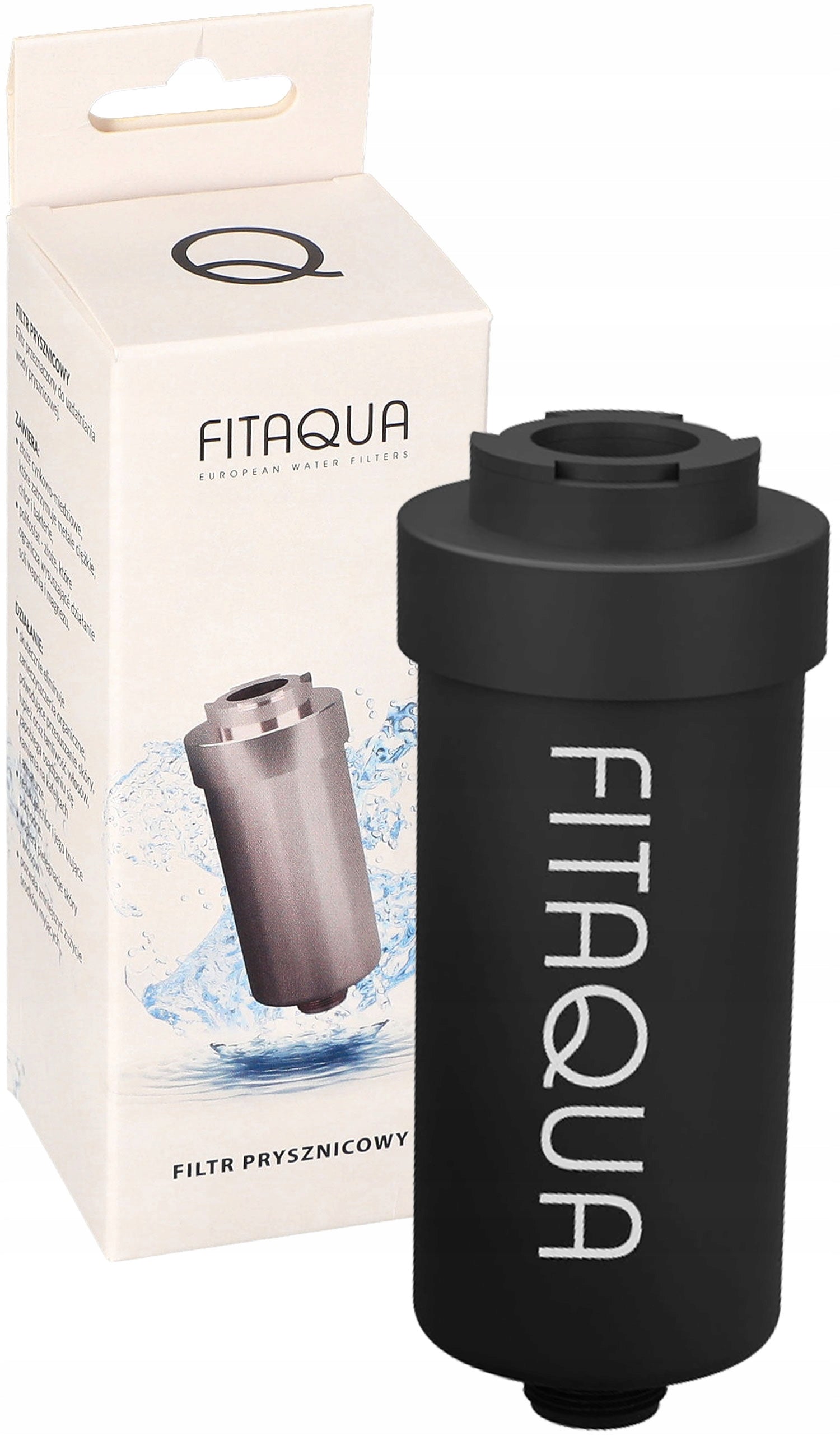 Shower water filter FitAqua AWF-SWR-M-B BLACK