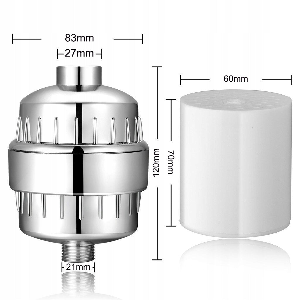 Shower water filter softens water for allergy sufferers EAN (GTIN) 6975912039995