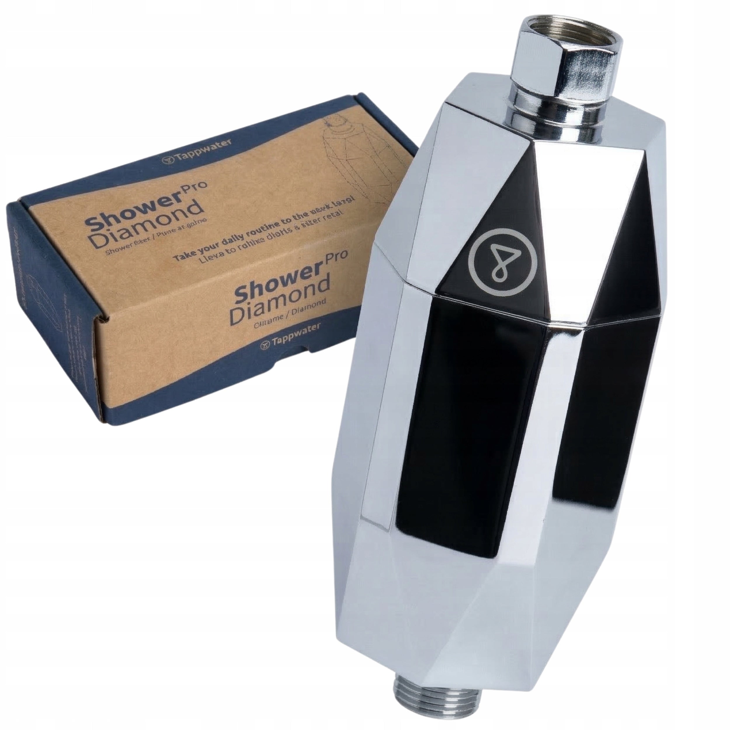 ShowerPro Diamond Set Annual TAPP Water Filter 2 Cartridges KDF Chlorine Shower Packaging status original