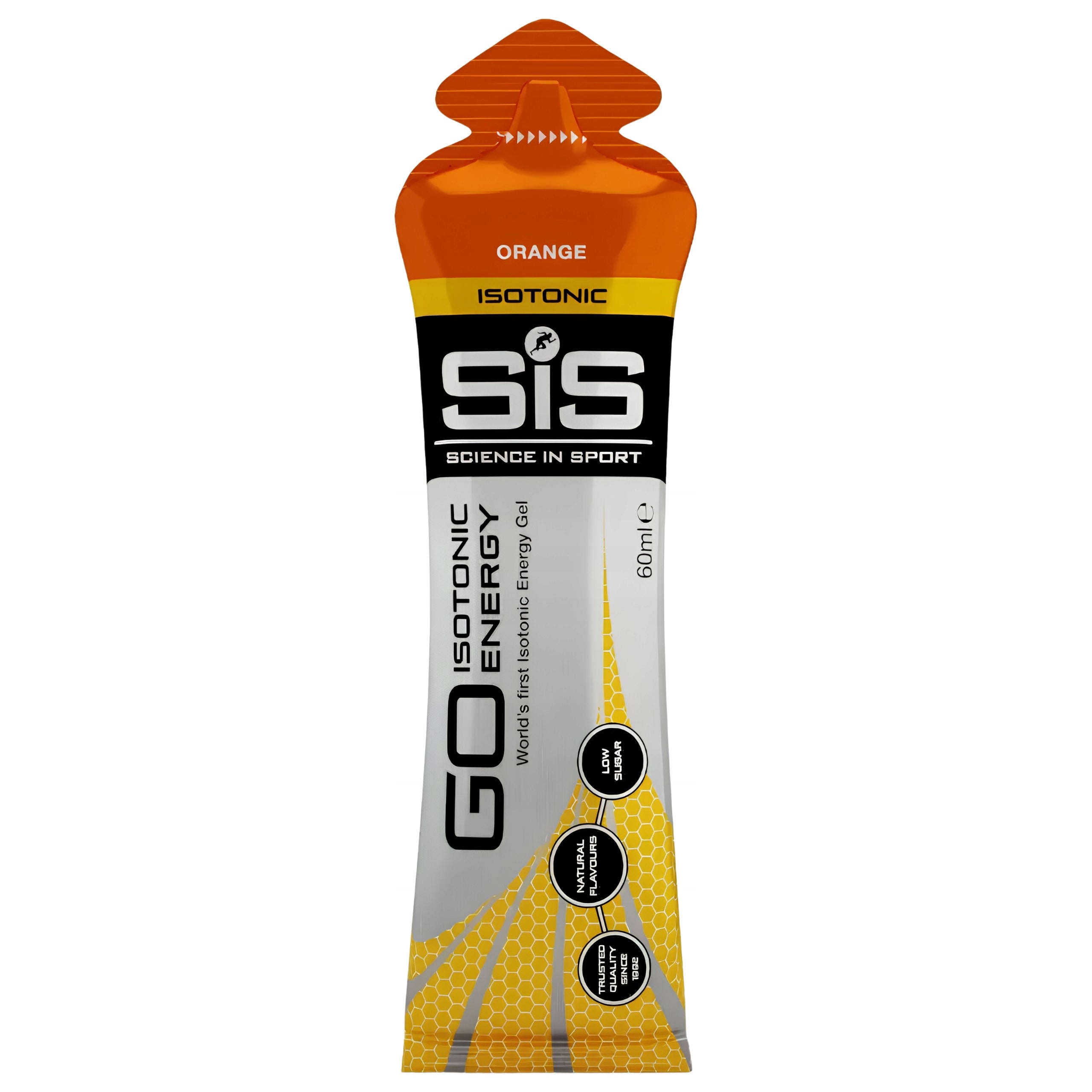 SiS GO Isotonic Energy Gel 10x 60 ml Orange Flavor Expiration date at least 3 months from the date of purchase