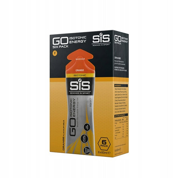 SiS Go isotonic Energy Gel orange - set of 6x60ml