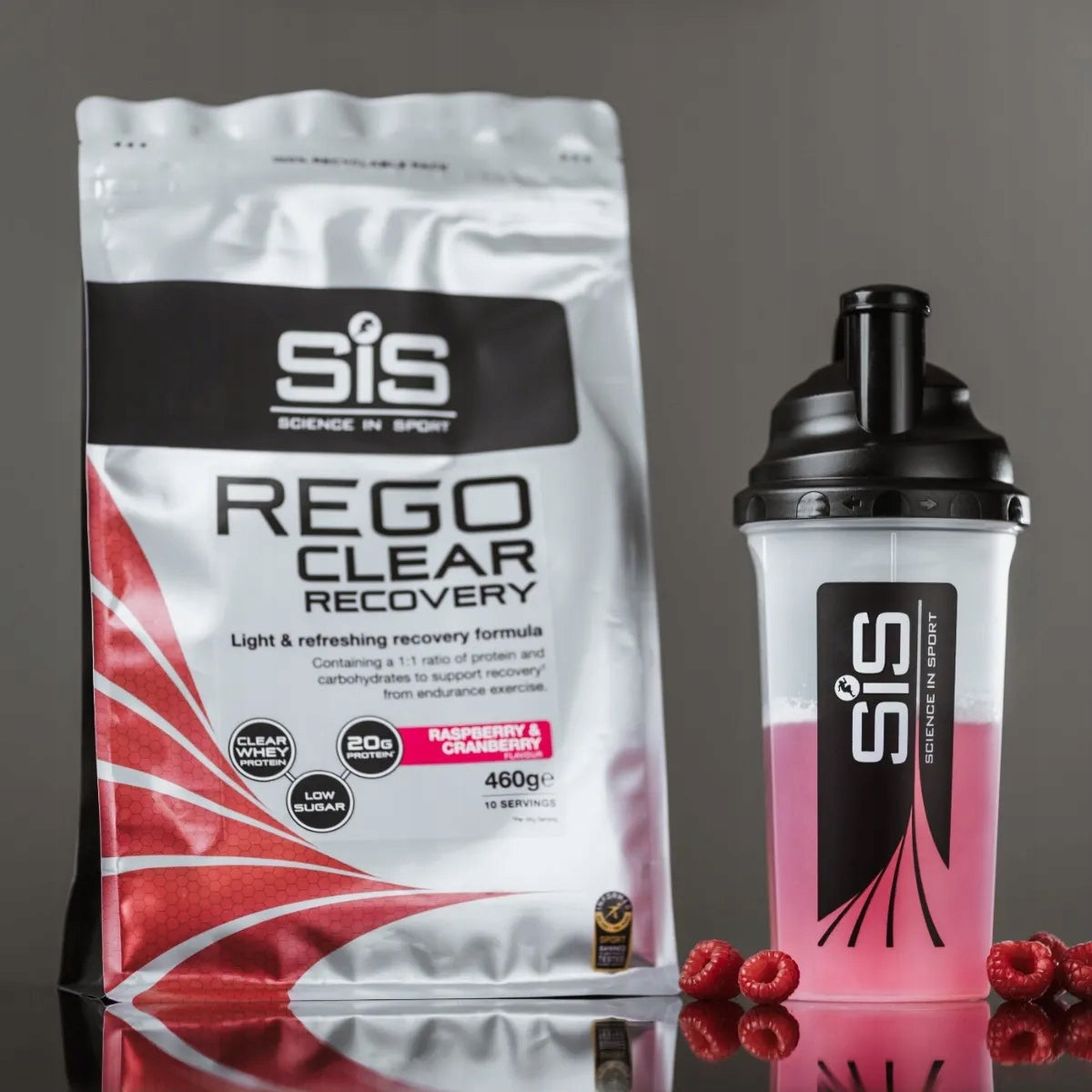 SiS drink Rego Clear Powder 460g peach Brand SiS