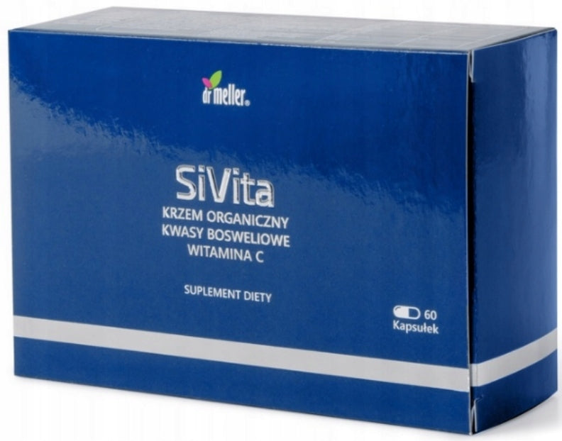 SiVita Organic Silicon Vitamin C 60 Capsules Dr Meller + BOX Manufacturer code 5907564655002