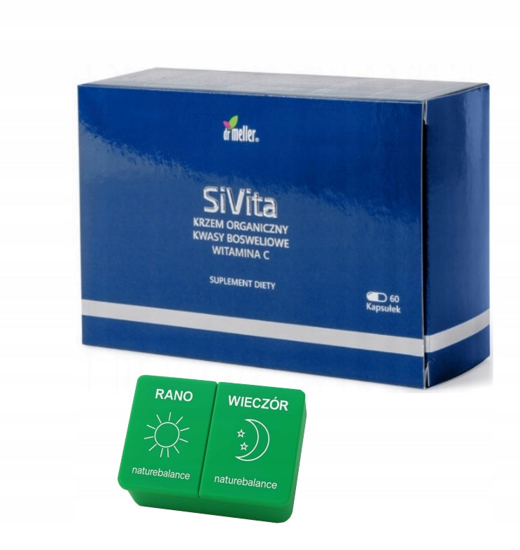 SiVita Organic Silicon Vitamin C 60 Capsules Dr Meller + BOX