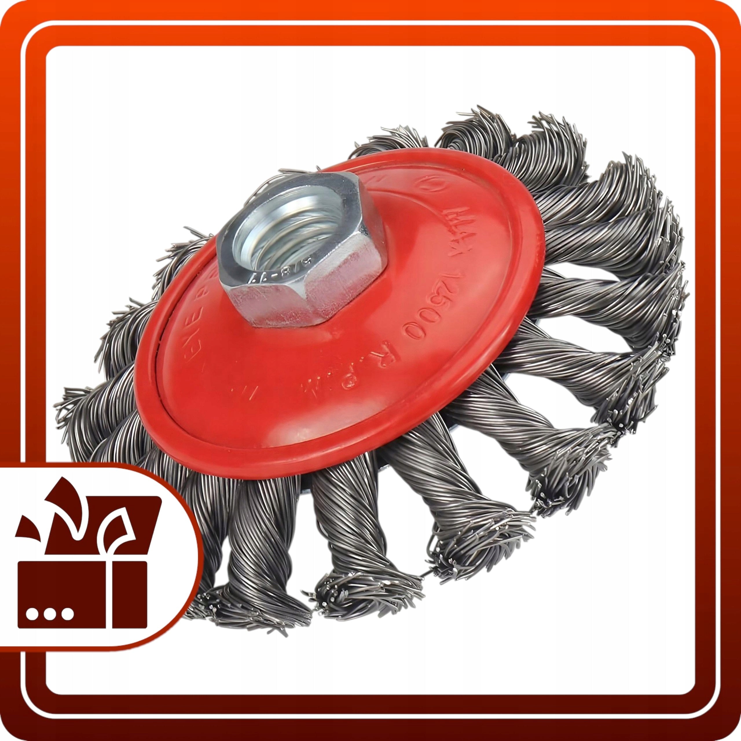 Side Wire Brush Braided For Cleaning Grinder 125mm M14 Brand TurboTools