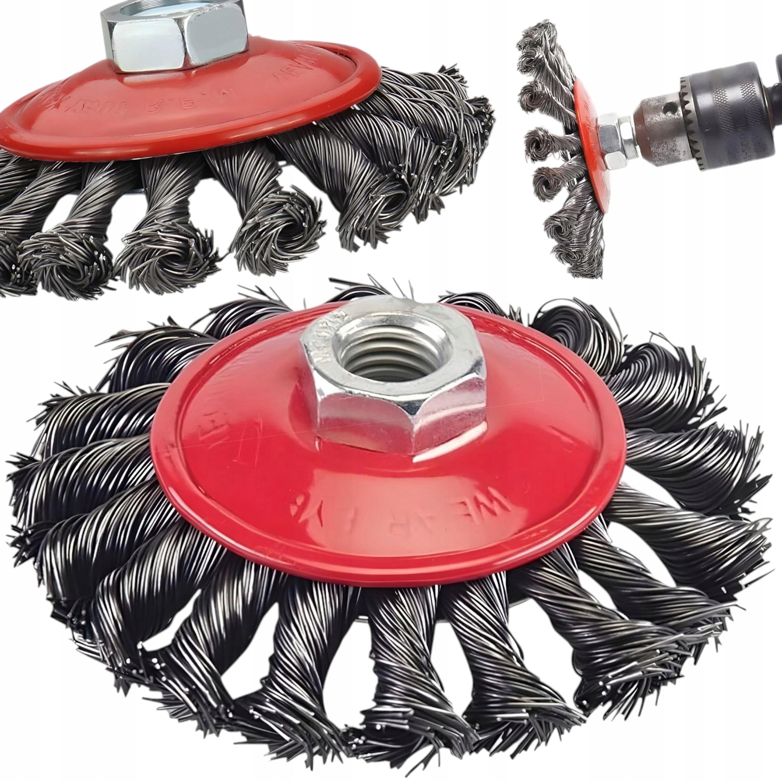 Side Wire Brush Braided For Cleaning Grinder 125mm M14
