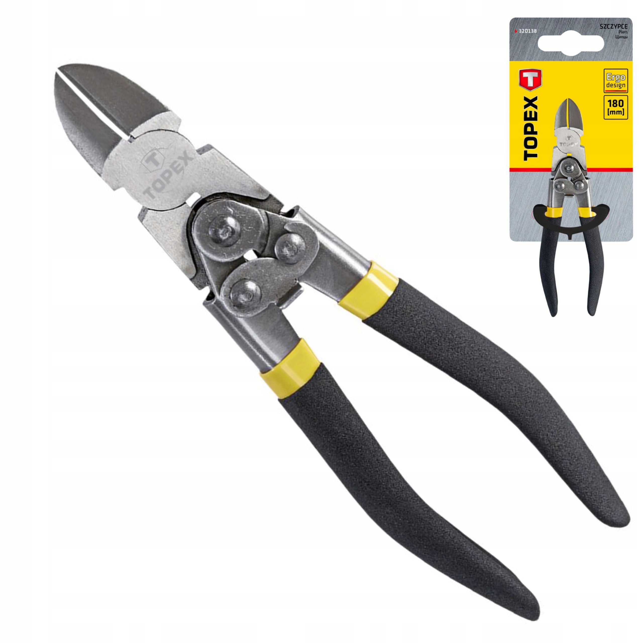 Side pliers 180mm, articulated, TOPEX 32D138 Additional information hardened jaws