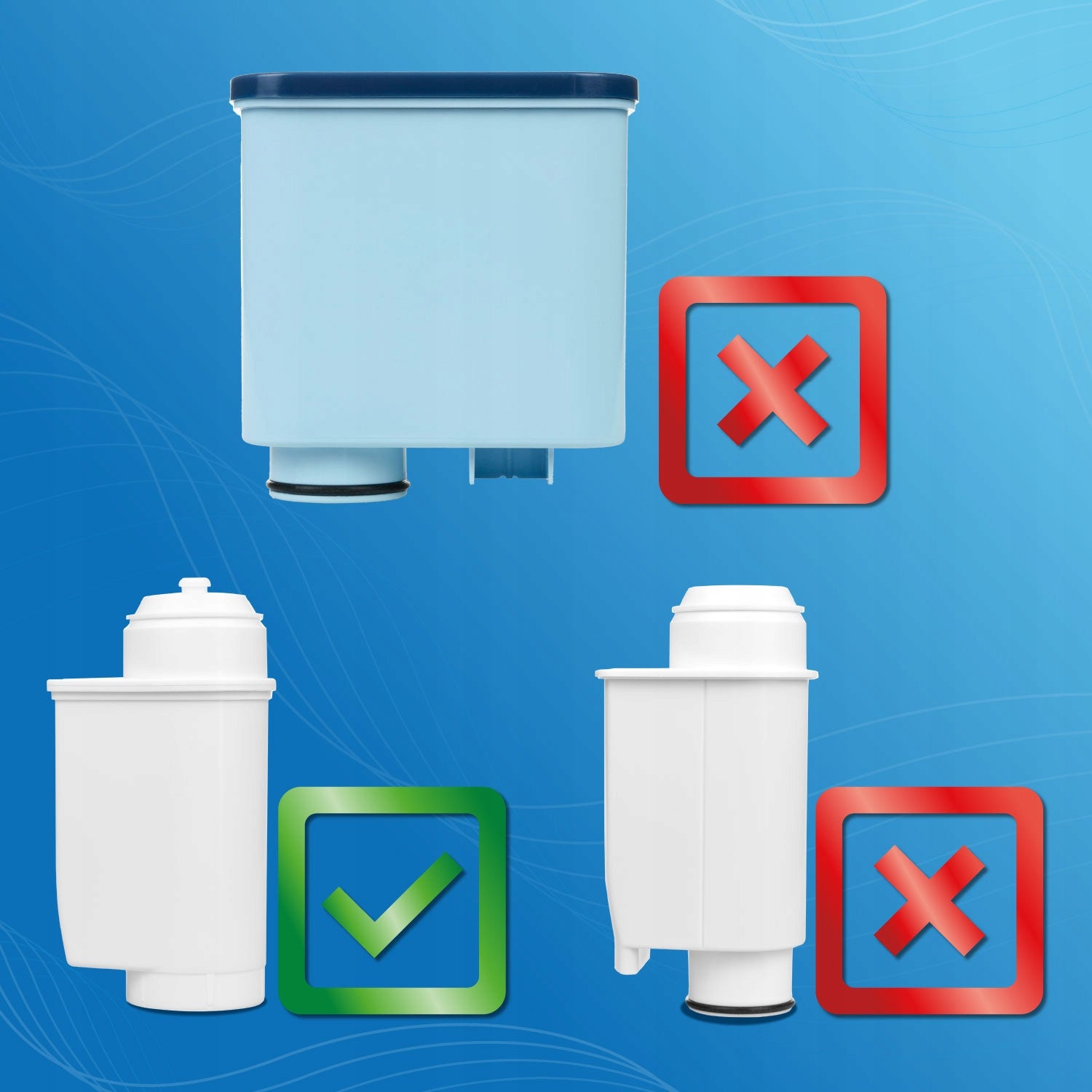 Siemens Tablets and Descaler + 3x Filter for AL-Inte Machine + Brush Brand Aqualogis