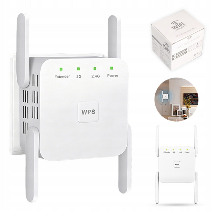 Signal Amplifier WiFi Repeater External Access Point Repeater 1200 mb