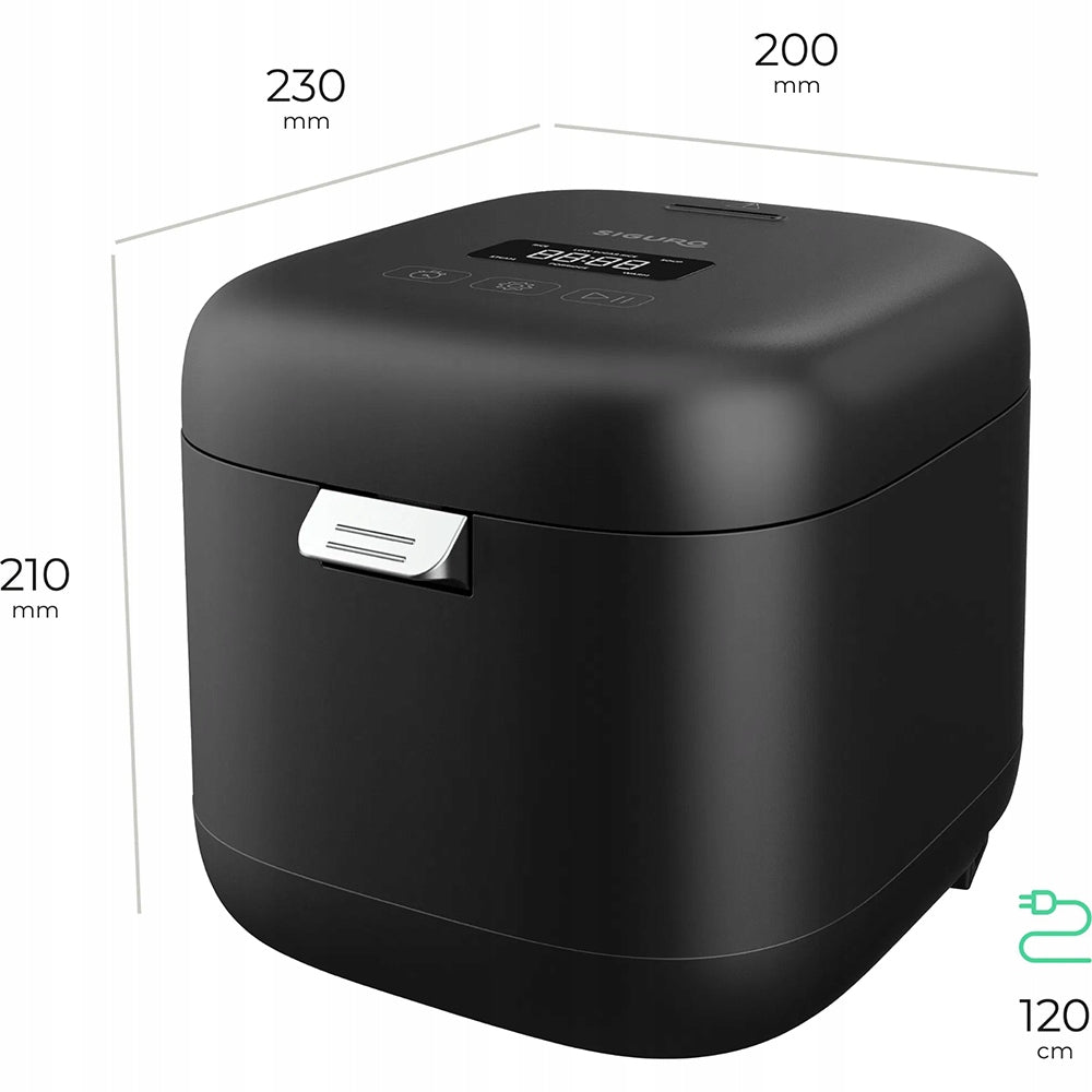 Siguro RC-LS500 Low Sugar Rice Master Digital, ILAG Dominant color black