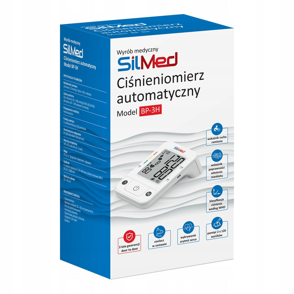 SilMed automatic blood pressure monitor BP-3H