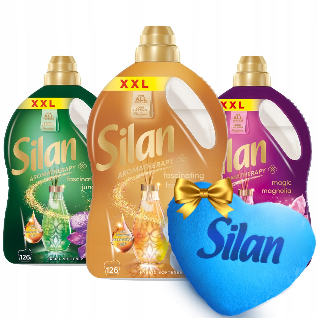 Silan Aromatherapy Fabric Softener 2.7L x3 + Freebie
