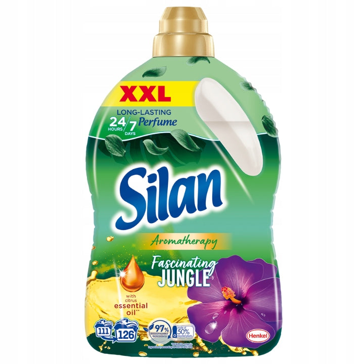 Silan Aromatherapy Fascinating Jungle 3x2,772L 378 Washes Packaging status original
