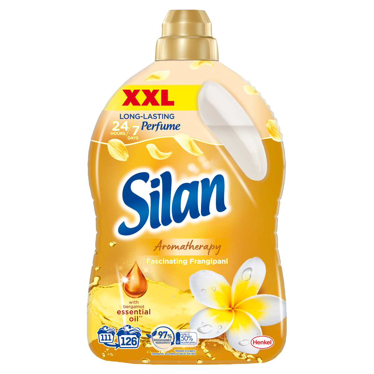 Silan Aromatherapy Rinsing Liquid Fascinating Frangipani 2x2,772L 252Washing EAN (GTIN) 9000101581874
