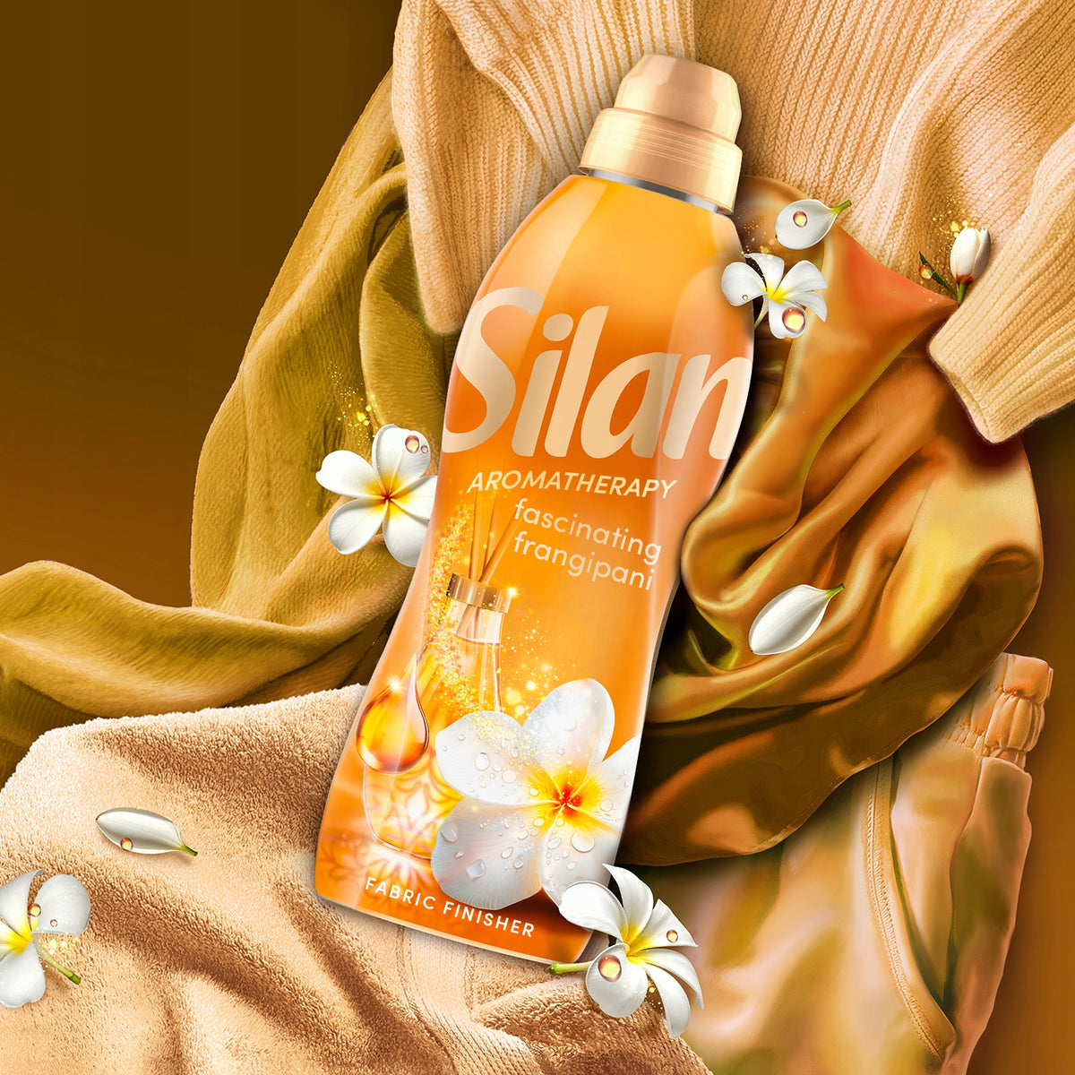 Silan Flushing liquid Frangipani Concentrate 1,364l x2 Brand Silan