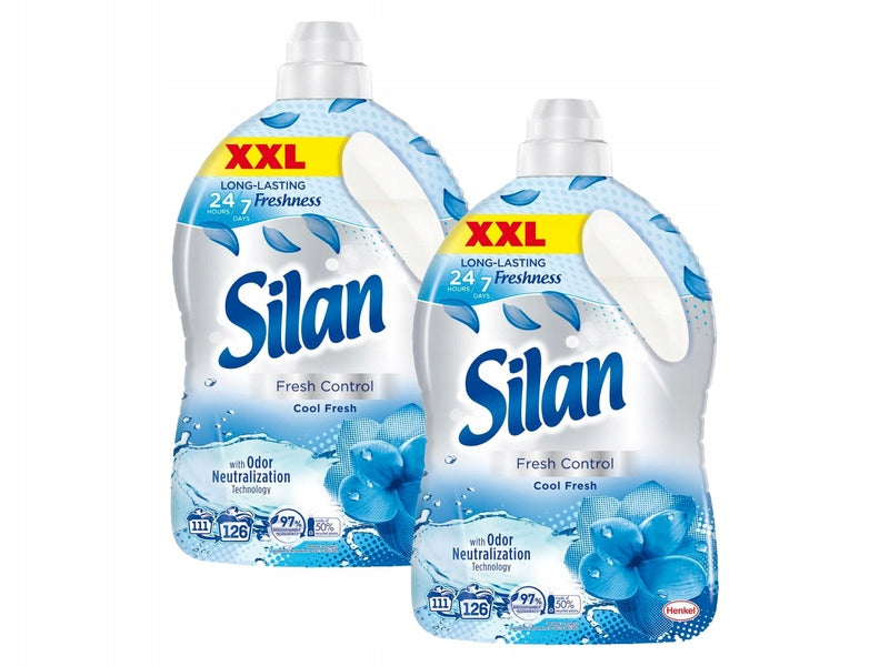 Silan Fresh Control COOL FRESH Fabric Softener 2x2,772L 252 Washes