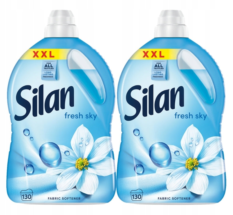 Silan Fresh Sky Fabric Softener 130pr 2,86l x2