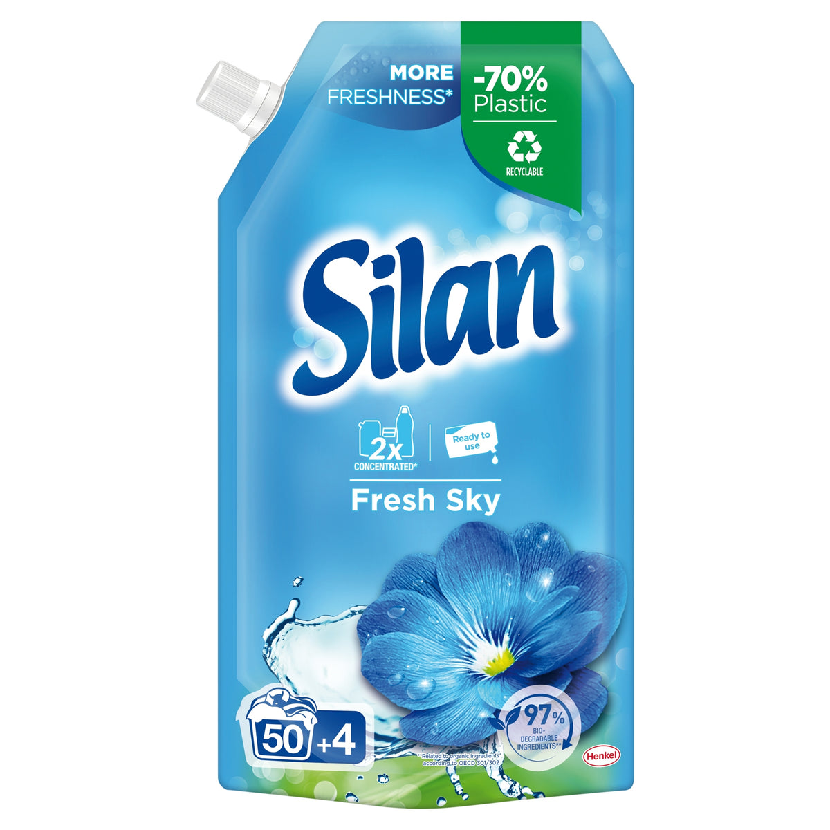 Silan Fresh Sky Fabric Softener 594 ml (54 Washes)