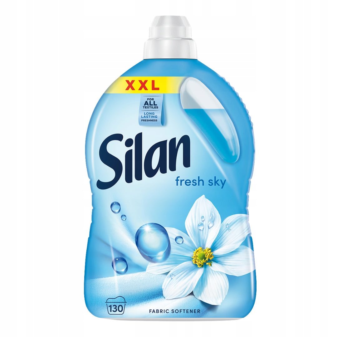 Silan Fresh Sky Rinse Liquid 2,86L 130 Washes + Freebie Packaging status original