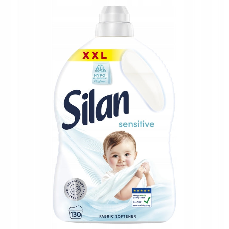 Silan Sensitive Baby Washing Liquid Hypoallergenic 2,86 L 130 Washes
