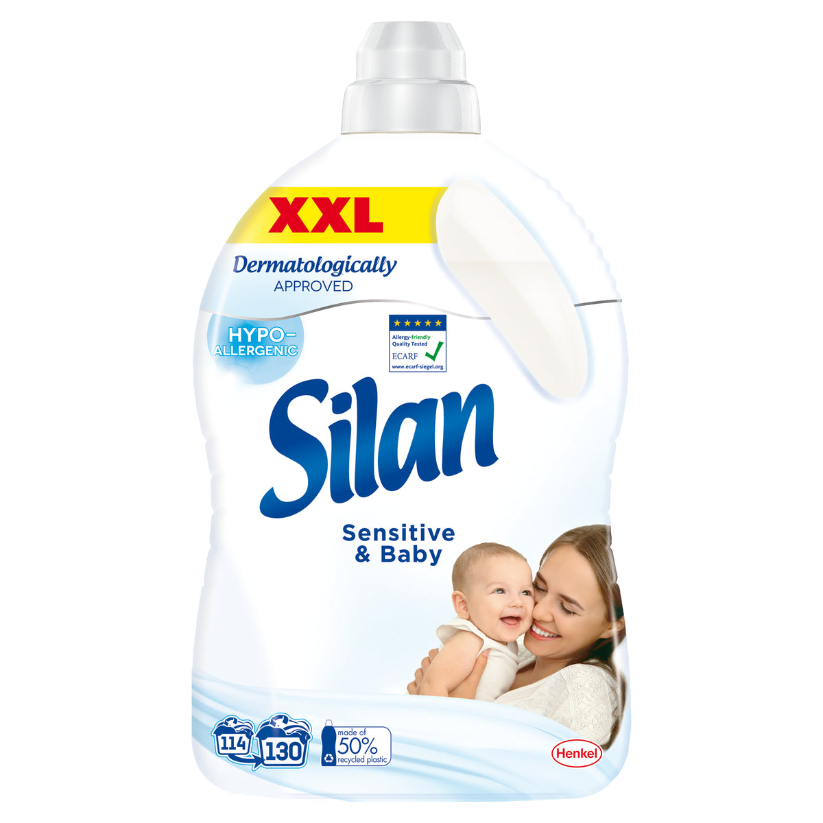 Silan Sensitive Baby softener 130pr 2,86l