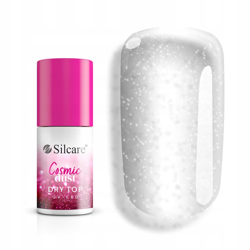 Hybrid-Nagellack Silcare Cosmic Dust Dry Top UV-LEV, 6,5 g 