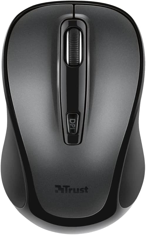 Silent Click Mouse Wireless Ambidextrous Siero Color black