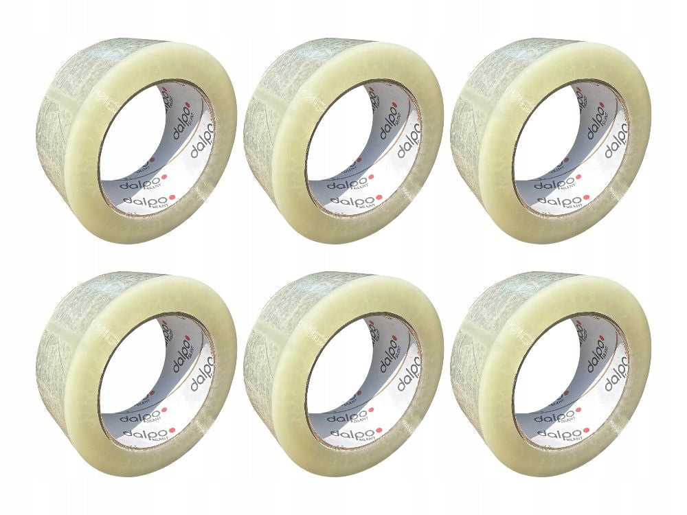 Silent Unwinding Packing Tape Colorless 110m SILENT 48mm x 120y (6 Pack)