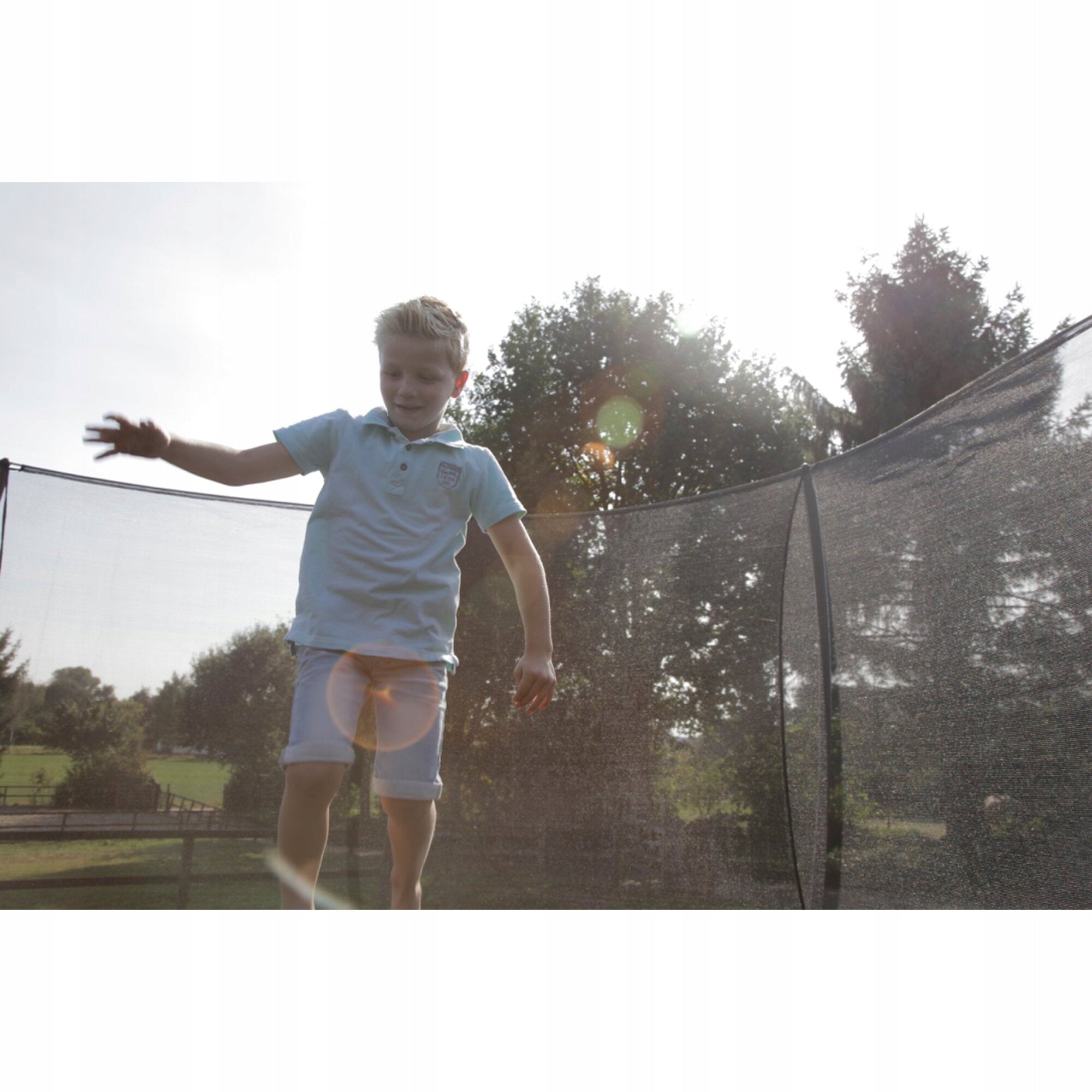 Silhouette EXIT ø305cm earth trampoline with safety net - green Character/Title none