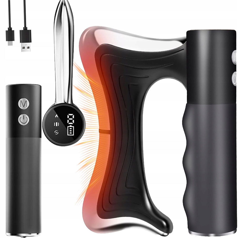 Silhouette Modeling Device Cellulite Massager EMS Heating 3 Levels