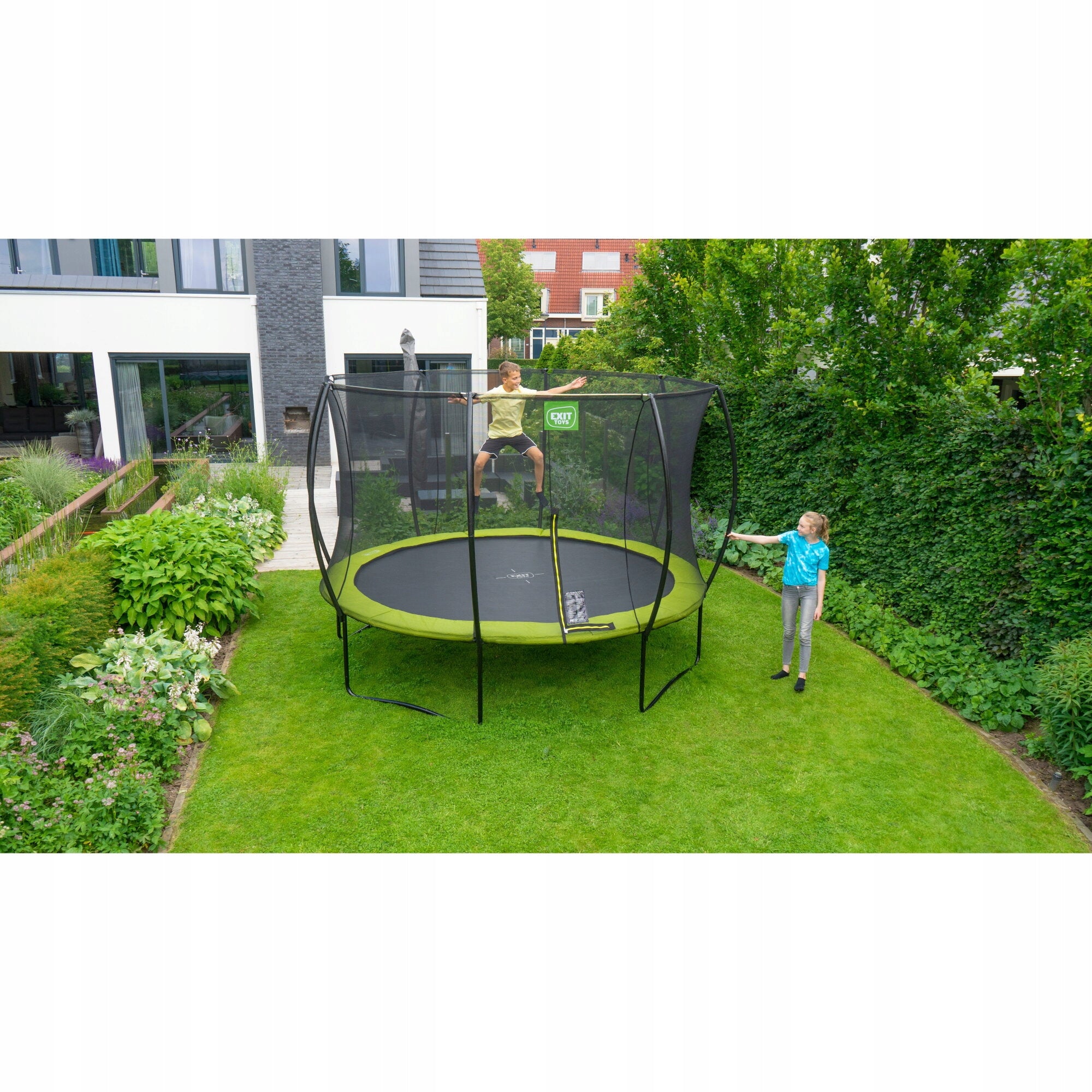 Silhouette trampoline EXIT ø366cm - green Character/Title none