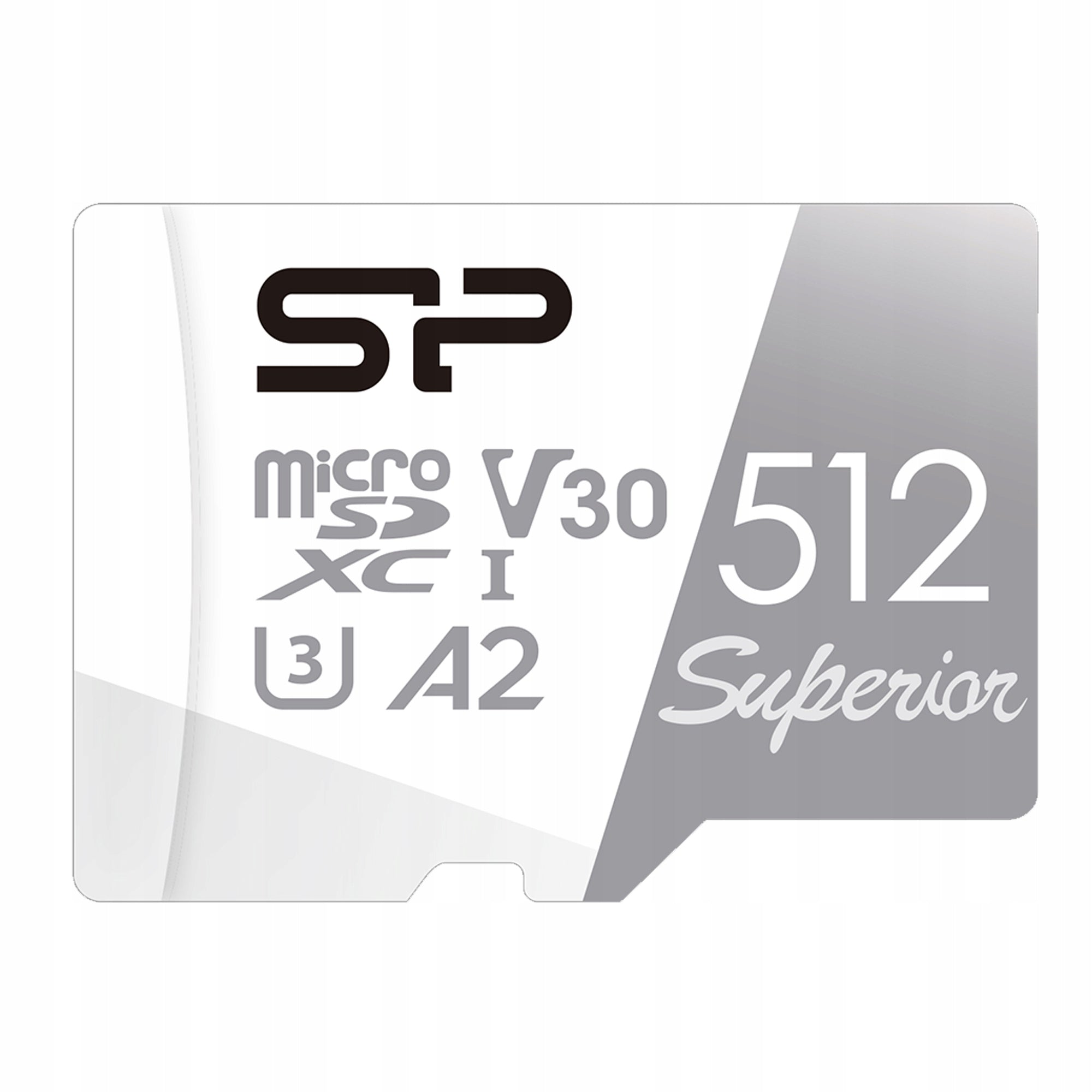 Silicon Power 512GB High Speed MicroSD Card 4K A2 V30 SDXC U3 with Adapter