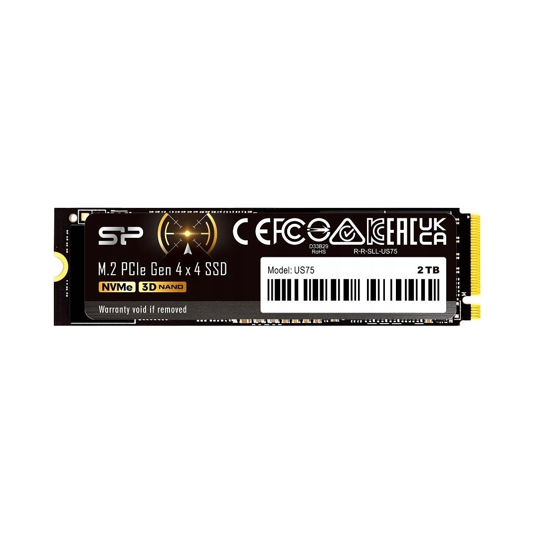 Silicon Power US75 2TB M.2 PCIe Gen4x4 NVMe 1.4 7000/6500 MB/s SSD