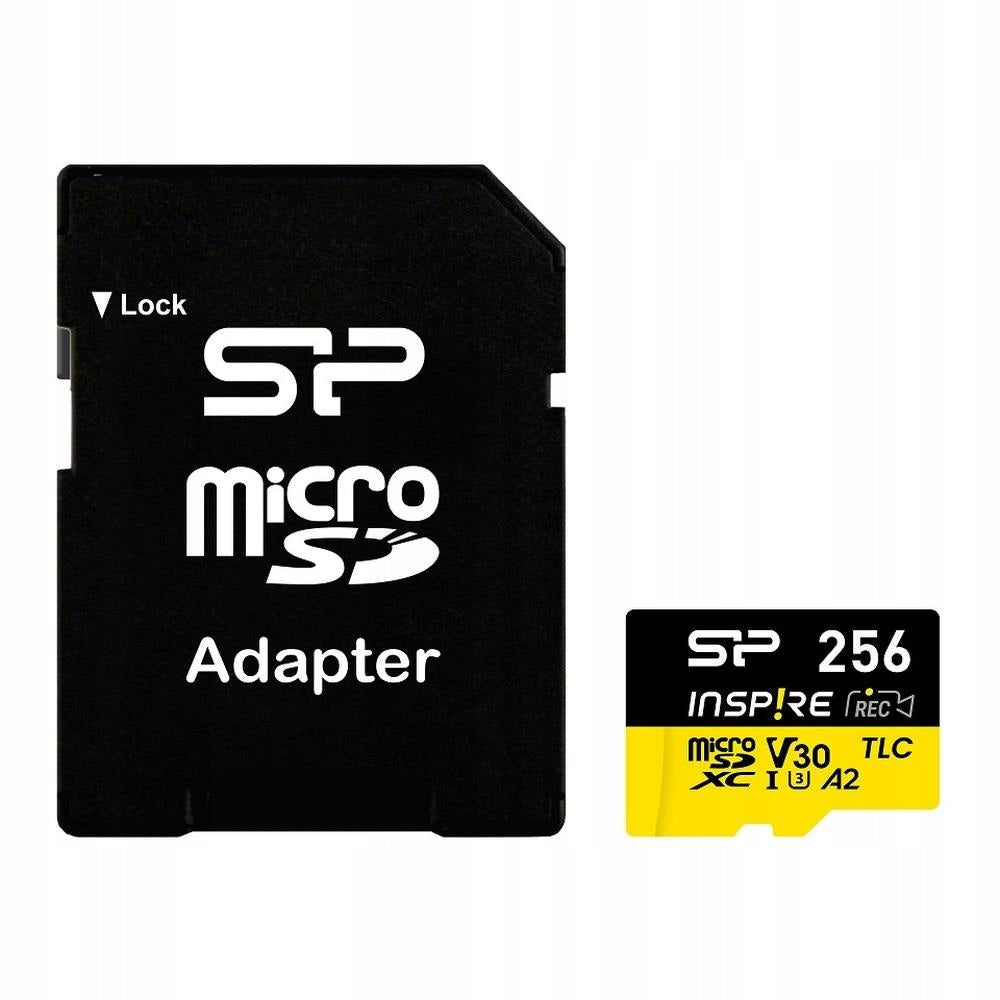 Silicon Power microSDXC Inspire 256GB V30 UHS-I U3 A2