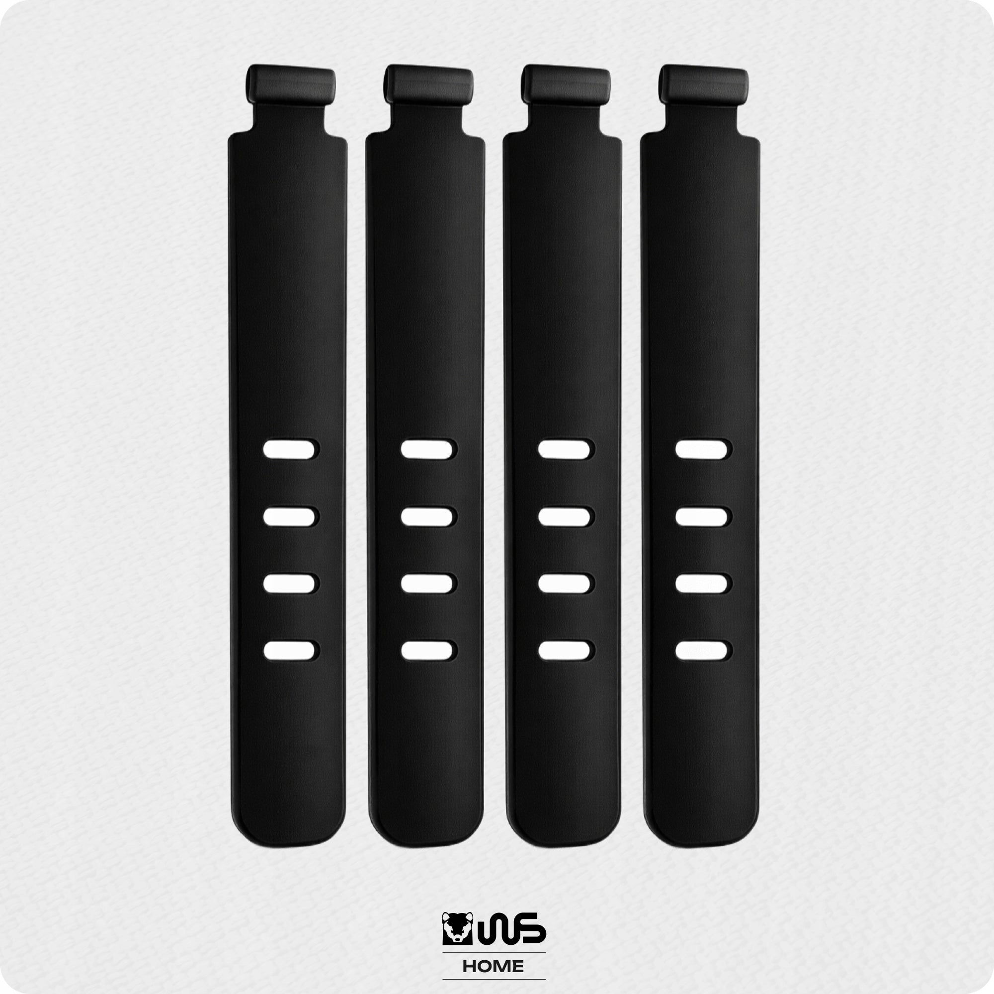 Silicone Bands for Cable Organizers Velcro Set of 4pcs Colorful Manufacturer code WSH-OKS-4-CZ