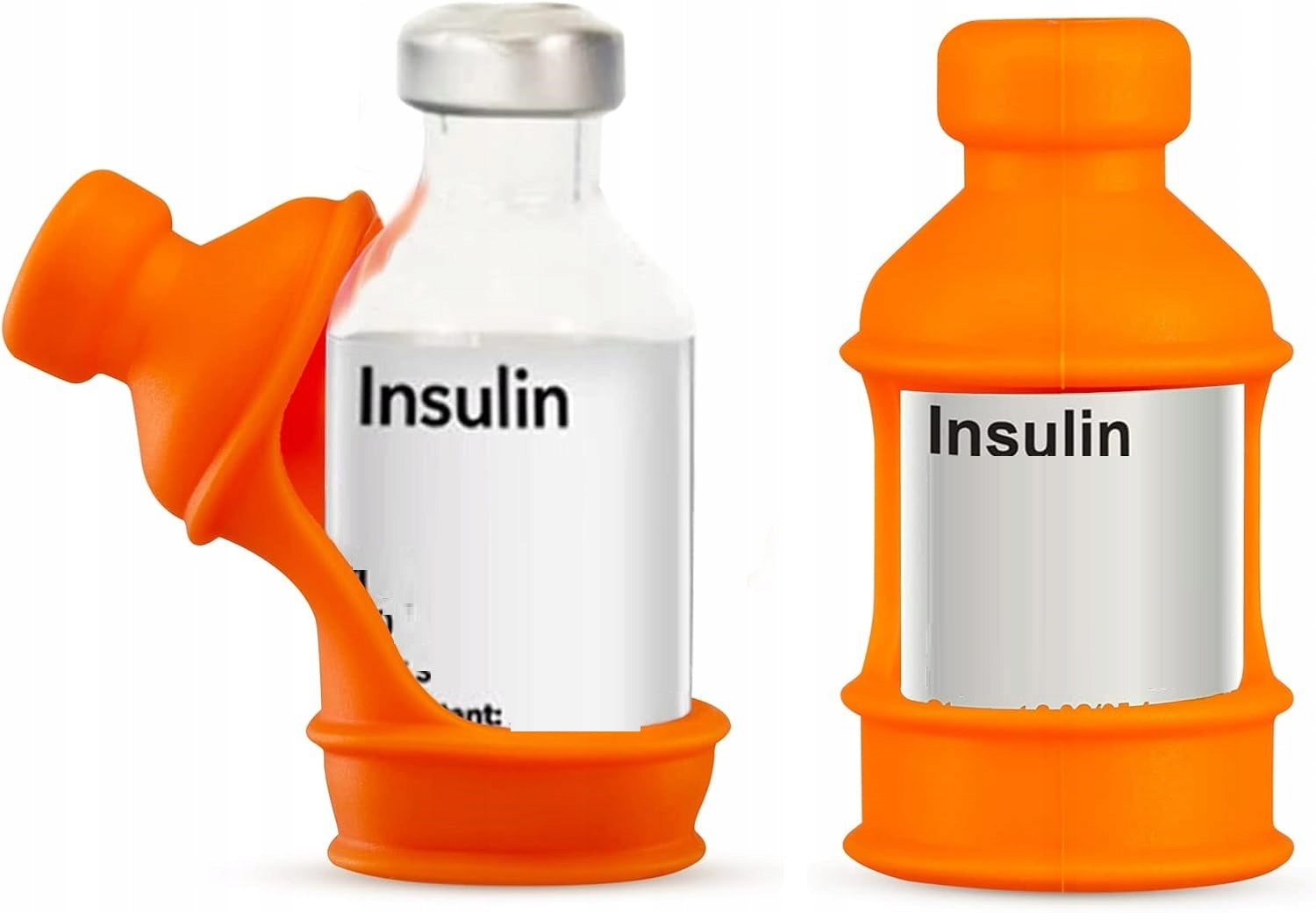 Silicone Case Bottle Protector Insulin Protection Cover 3pcs Medical device no